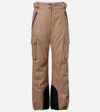 Brunello Cucinelli Virgin Wool Flannel Cargo Pants In Sand