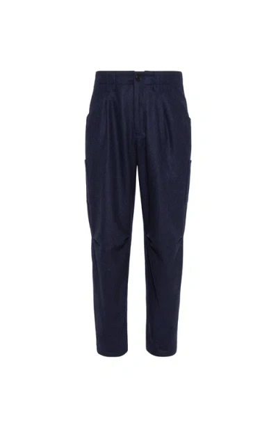 Brunello Cucinelli Virgin Wool Flannel Trousers