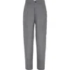 Brunello Cucinelli Pleated Patch-pocket Trousers In Gray
