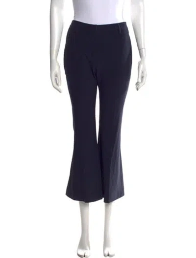 Pre-owned Brunello Cucinelli Virgin Wool Flared Pants W/ Tags In Blue