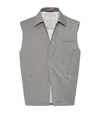 Brunello Cucinelli Virgin Wool Gilet In White