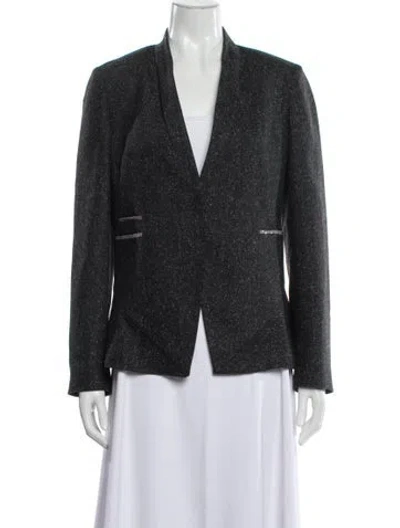 Pre-owned Brunello Cucinelli Virgin Wool Jacket In Gray