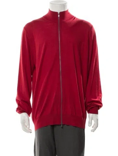 Pre-owned Brunello Cucinelli Virgin Wool Jacket W/ Tags In Red