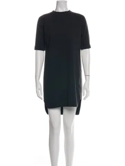 Pre-owned Brunello Cucinelli Virgin Wool Knee-length Dress In Blue