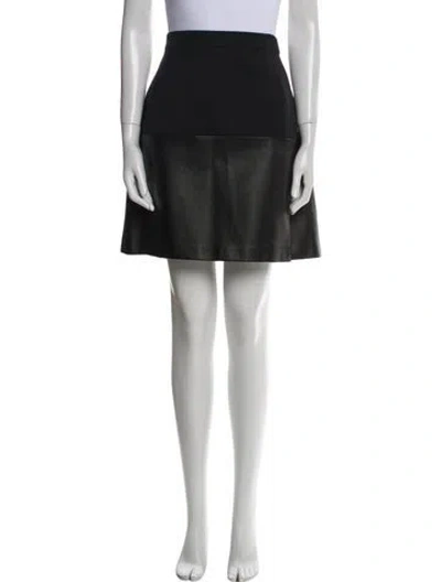 Pre-owned Brunello Cucinelli Virgin Wool Knee-length Skirt In Black