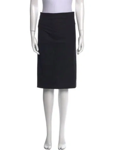 Pre-owned Brunello Cucinelli Virgin Wool Knee-length Skirt W/ Tags In Gray