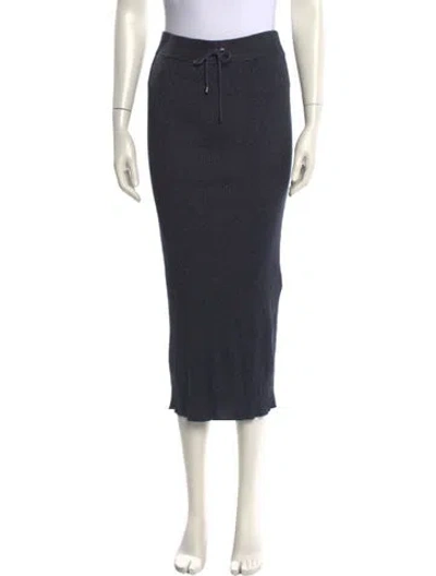 Pre-owned Brunello Cucinelli Virgin Wool Midi Length Skirt