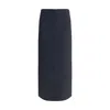 Brunello Cucinelli Women Virgin Wool Midi Skirt In Blue