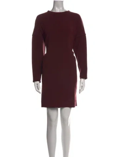 Pre-owned Brunello Cucinelli Virgin Wool Mini Dress In Green