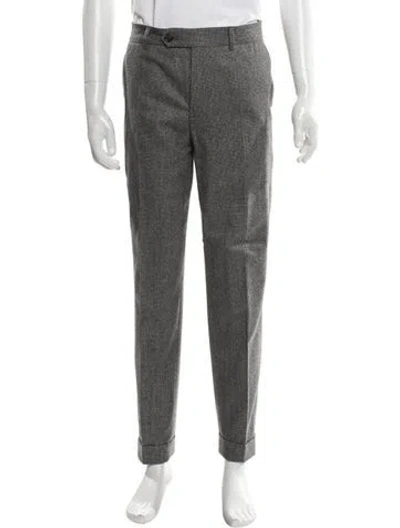 Pre-owned Brunello Cucinelli Virgin Wool Pants In Gray