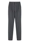 Brunello Cucinelli Man Pants Grey Size 42 Virgin Wool In Gray