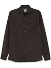 Brunello Cucinelli Virgin Wool Shirt In Grey