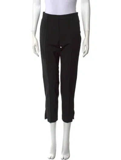 Pre-owned Brunello Cucinelli Virgin Wool Skinny Leg Pants In Black