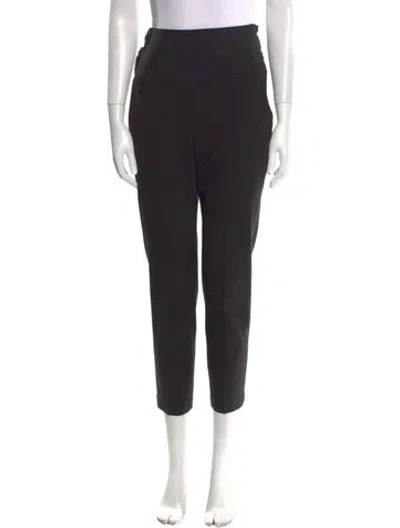 Pre-owned Brunello Cucinelli Virgin Wool Skinny Leg Pants In Black