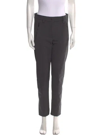Pre-owned Brunello Cucinelli Virgin Wool Skinny Leg Pants In Gray