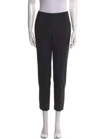 Pre-owned Brunello Cucinelli Virgin Wool Skinny Leg Pants In Gray