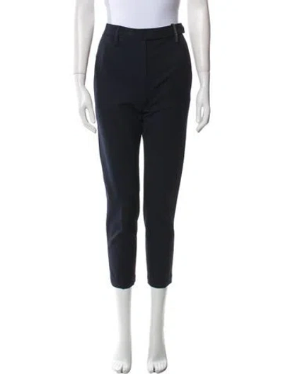 Pre-owned Brunello Cucinelli Virgin Wool Skinny Leg Pants In Gray