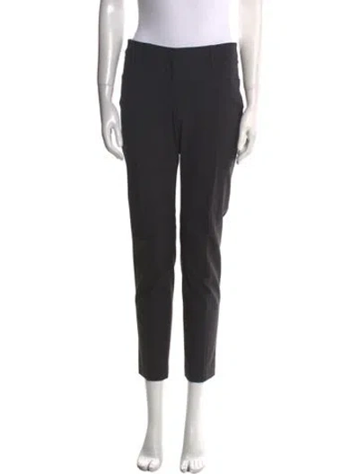 Pre-owned Brunello Cucinelli Virgin Wool Skinny Leg Pants In Gray