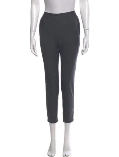 Pre-owned Brunello Cucinelli Virgin Wool Skinny Leg Pants In Gray