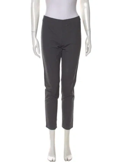 Pre-owned Brunello Cucinelli Virgin Wool Skinny Leg Pants In Gray