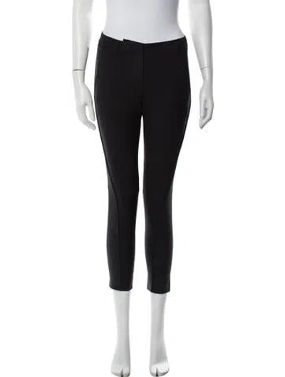 Pre-owned Brunello Cucinelli Virgin Wool Straight Leg Pants In Black
