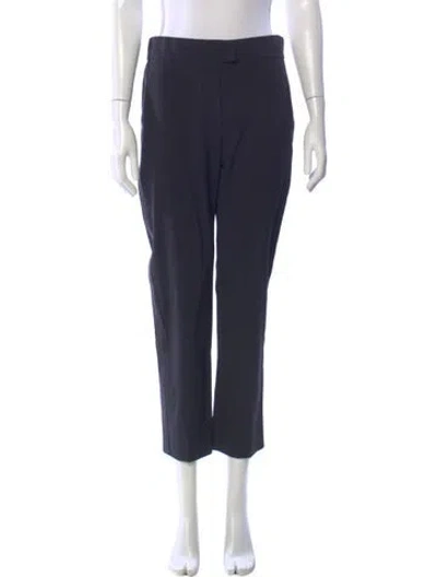 Pre-owned Brunello Cucinelli Virgin Wool Straight Leg Pants In Blue