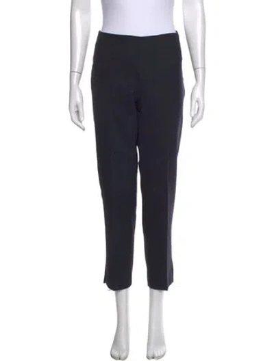 Pre-owned Brunello Cucinelli Virgin Wool Straight Leg Pants In Blue