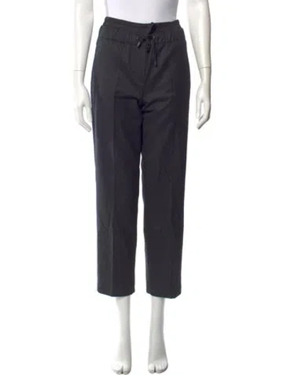 Pre-owned Brunello Cucinelli Virgin Wool Straight Leg Pants In Blue