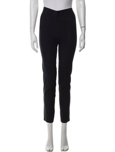 Pre-owned Brunello Cucinelli Virgin Wool Straight Leg Pants In Blue