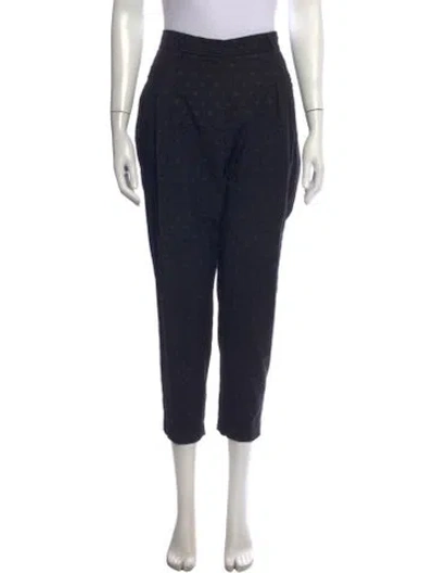 Pre-owned Brunello Cucinelli Virgin Wool Straight Leg Pants In Blue