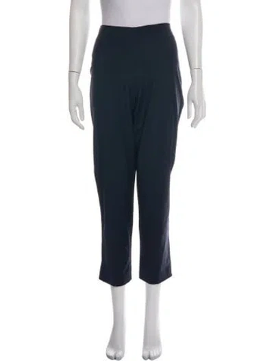 Pre-owned Brunello Cucinelli Virgin Wool Straight Leg Pants In Blue