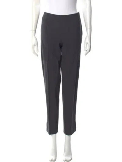 Pre-owned Brunello Cucinelli Virgin Wool Straight Leg Pants In Gray