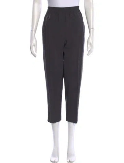 Pre-owned Brunello Cucinelli Virgin Wool Straight Leg Pants In Gray