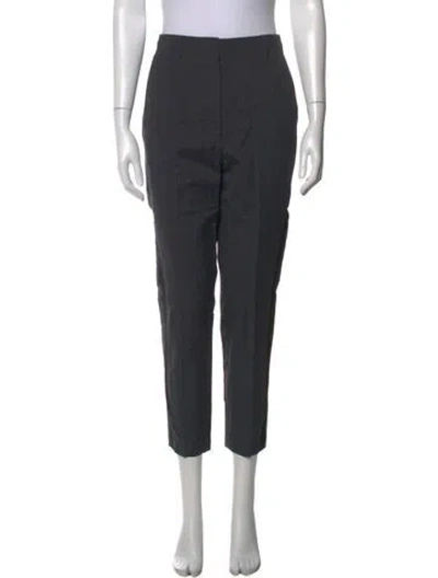 Pre-owned Brunello Cucinelli Virgin Wool Straight Leg Pants In Grey