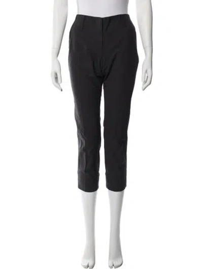 Pre-owned Brunello Cucinelli Virgin Wool Straight Leg Pants In Grey