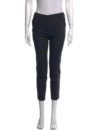 Pre-owned Brunello Cucinelli Virgin Wool Straight Leg Pants In Grey