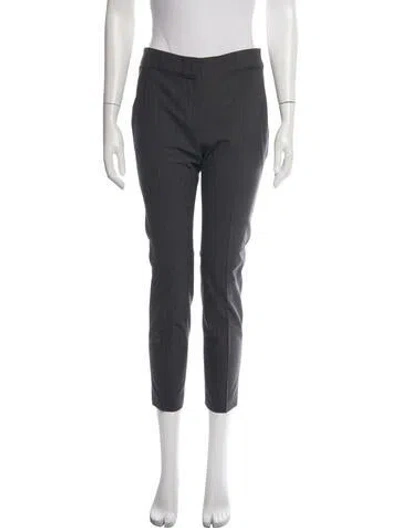 Pre-owned Brunello Cucinelli Virgin Wool Straight Leg Pants In Grey