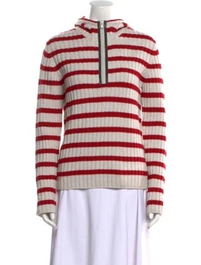 Pre-owned Brunello Cucinelli Virgin Wool Striped Sweater