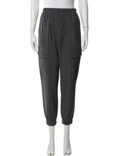 Pre-owned Brunello Cucinelli Virgin Wool Sweatpants In Gray