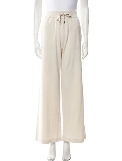Pre-owned Brunello Cucinelli Virgin Wool Sweatpants In Neutral