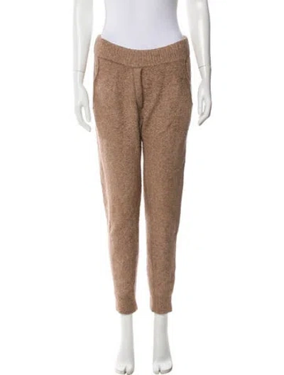 Pre-owned Brunello Cucinelli Virgin Wool Sweatpants In Neutral