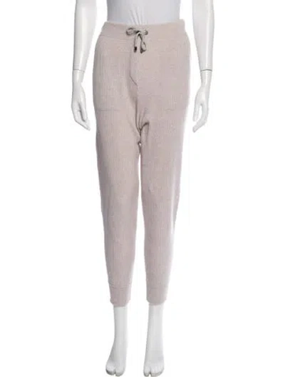 Pre-owned Brunello Cucinelli Virgin Wool Sweatpants In Pink