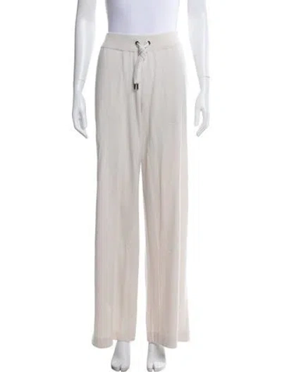 Pre-owned Brunello Cucinelli Virgin Wool Sweatpants W/ Tags In Neutral