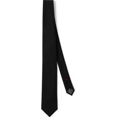 Brunello Cucinelli Virgin Wool Tie In Black