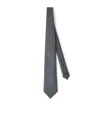 Brunello Cucinelli Virgin Wool Tie In Gray