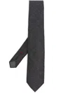 Brunello Cucinelli Virgin-wool Tie In Grey