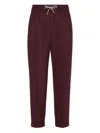 Brunello Cucinelli Trousers With Double Pleats And Drawstring