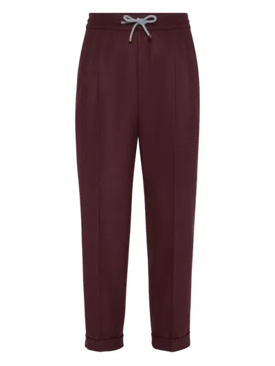 BRUNELLO CUCINELLI VIRGIN-WOOL TROUSERS