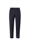 Brunello Cucinelli Straight-leg Pleated Wool-flannel Trousers In Blue