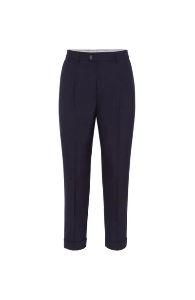 BRUNELLO CUCINELLI BRUNELLO CUCINELLI VIRGIN WOOL TROUSERS